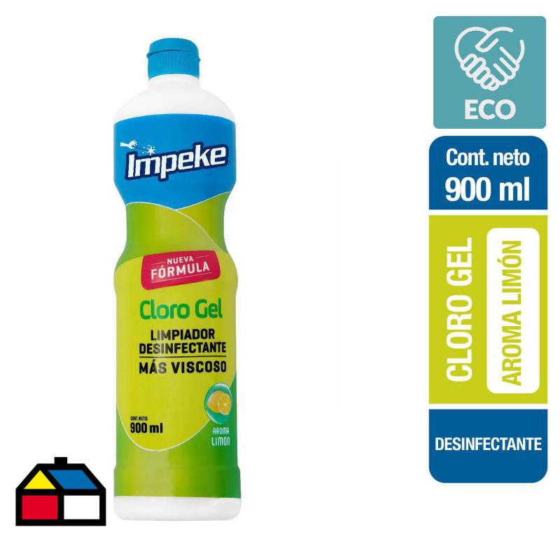 IMPEKE - Cloro gel limón 900 ml