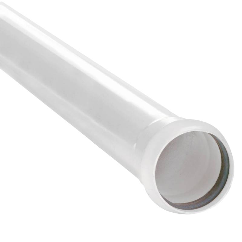 VINILIT - Tubo PVC sanitario blanco con goma 75 mm 6m