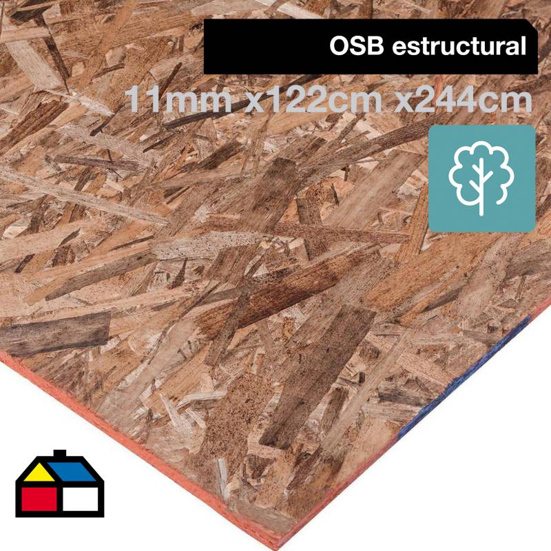  - OSB estructural 11 mm 122 x 244 cm