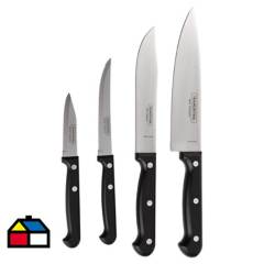 TRAMONTINA - Set de cuchillos 4 piezas