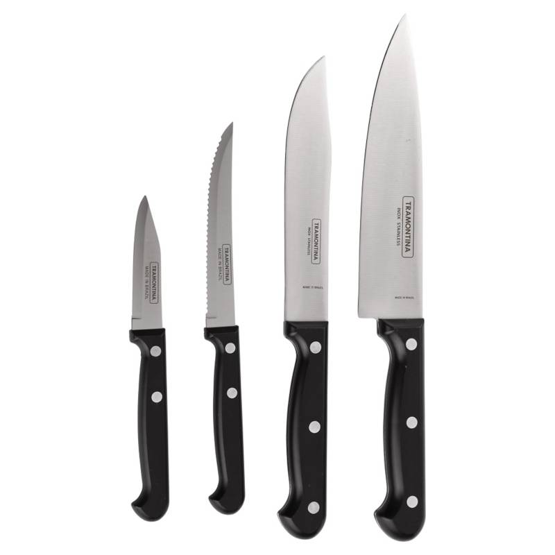 TRAMONTINA - Set de cuchillos 4 piezas