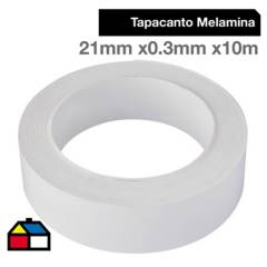 CORBETTA - Tapacanto melamina  Blanco 21x0,3 mm 10 m