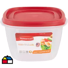 RUBBERMAID - Contenedor de alimentos plástico 1,7 litros