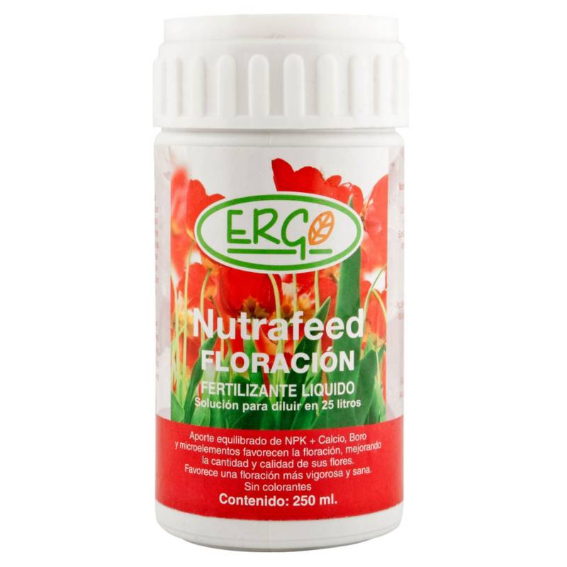 ERGO - Fertilizante para flores concentrado 250 ml frasco