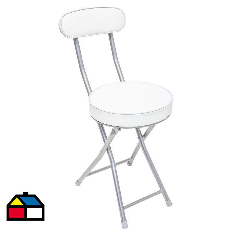 JUST HOME COLLECTION - Silla 74x30x30 cm blanco