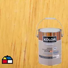 KOLOR - Barniz poliuretano mate 1 gl transparente