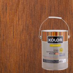 KOLOR - Protector de madera satinado 1 gl castaño