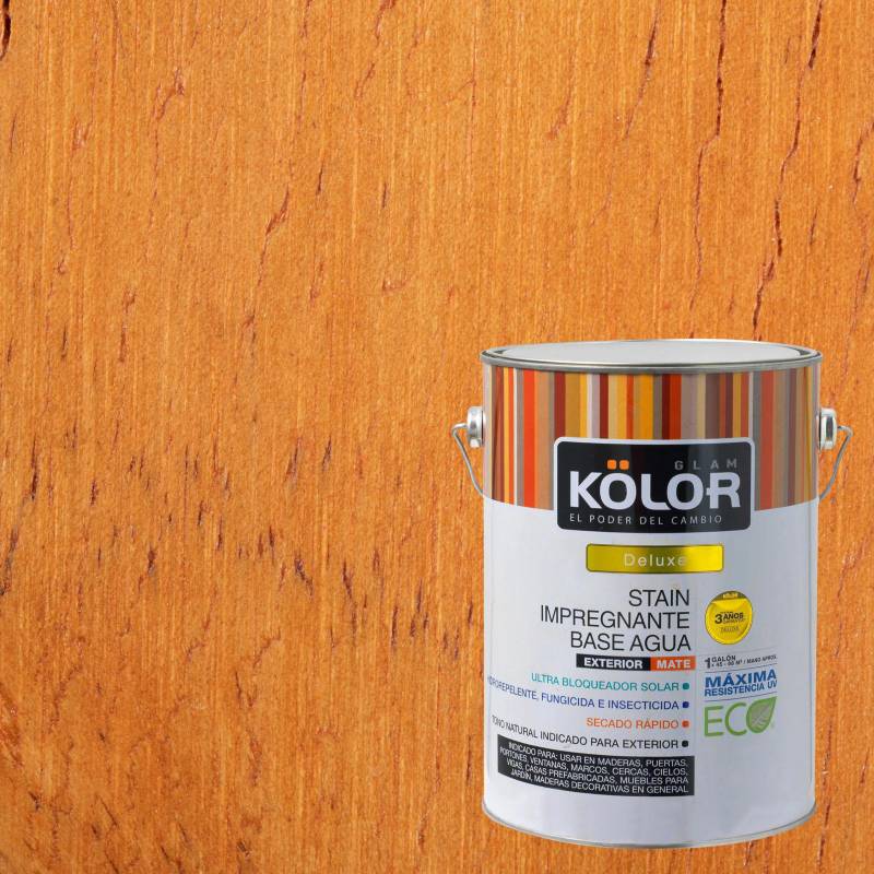 KOLOR - Protector de madera satinado 1 gl Palo rosa