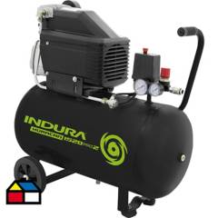 INDURA - Compresor de aire 2 HP 50 L