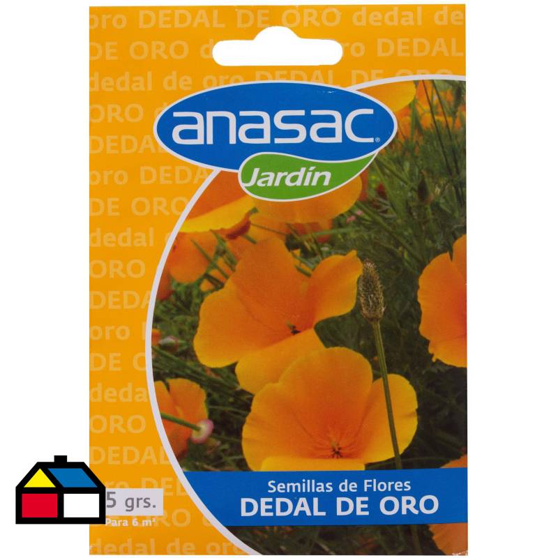 ANASAC - Semilla Flor Dedal de Oro 5 gr sachet