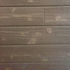 ECOTEC - Revestimiento para muro madera chocolate 45,5x303 cm 2,76 m2