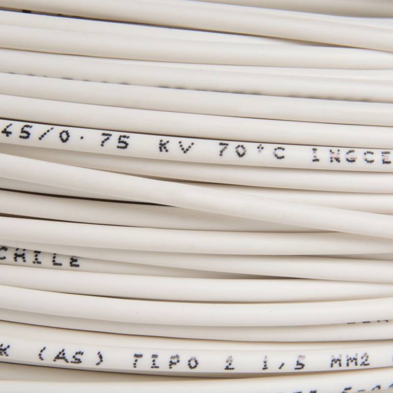 Cable Evaflex 1,5 mm2 blanco rollo 100 m
