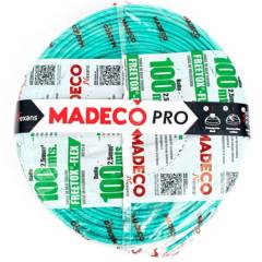 MADECO - Cable libre de halógenos (H07Z1K) 2,5mm2 100 m Verde