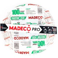 MADECO - Cable libre de halógenos (H07Z1K) 2,5mm2 100 m Blanco