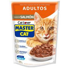 MASTERCAT - Alimento húmedo para gato adulto 85 g salmón