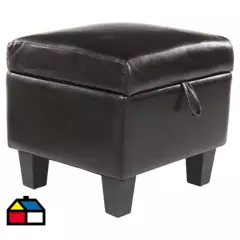 JUST HOME COLLECTION - Pouf 44x47x34 cm Chocolate