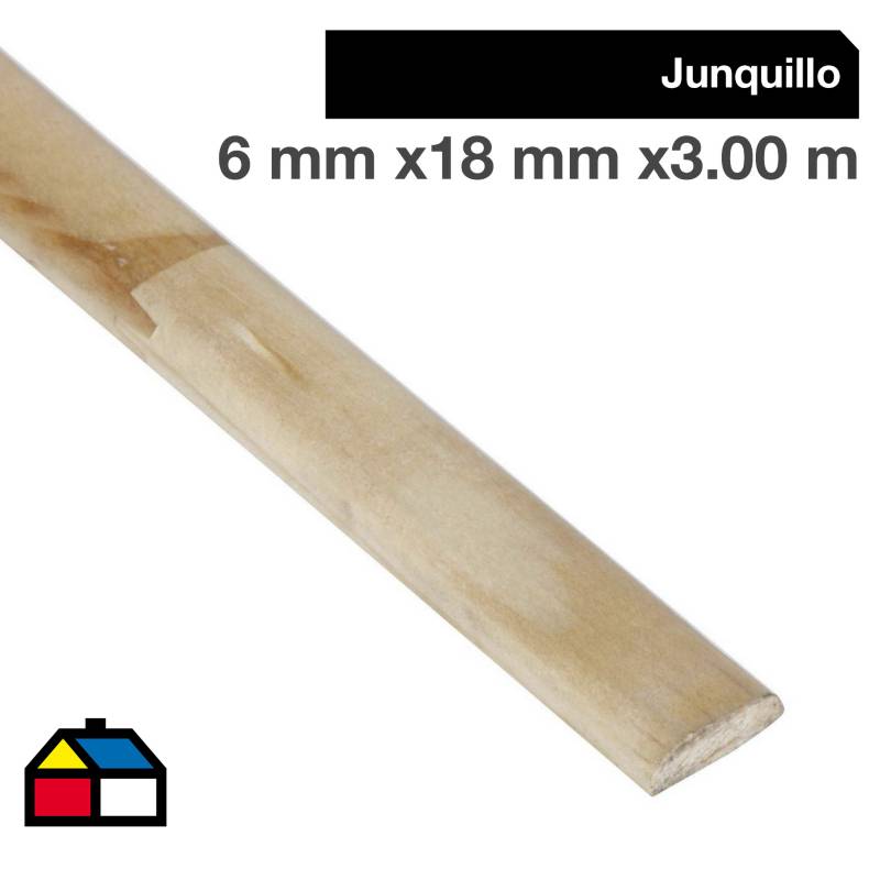 GENERICO - Junquillo pino Finger 6x18 mm x 3.00 m