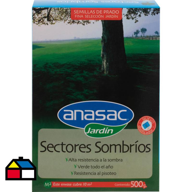 ANASAC - Semilla de Pasto Sectores Sombrios 500 gr Caja