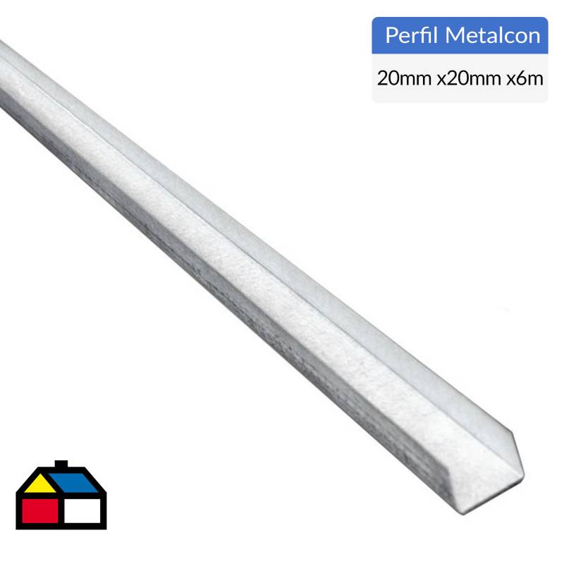 GENERICO - 6m PerfilU 2x2x0.85 Metalcon estructural