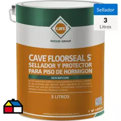 CAVE - Sellador de Pisos Hormigón Cave Floorseal S 3 litros