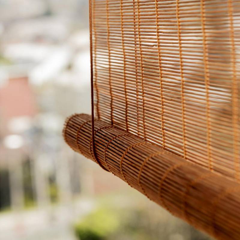  Persianas enrollables de bambú para exteriores