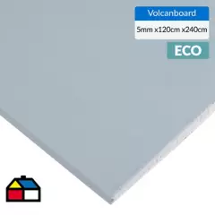 VOLCANBOARD - 5 mm 120 x240 cm Placa lisa de Volcanboard
