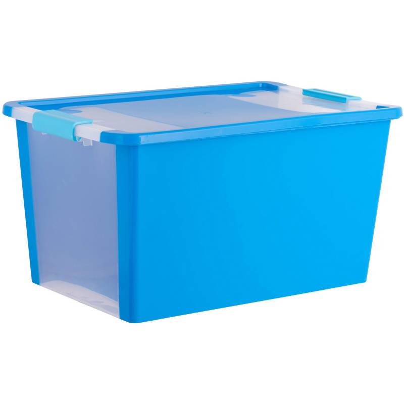 KIS - Caja organizadora 40 litros 55x35x28 cm azul