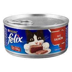FELIX - Alimento húmedo para gato adulto 156 g salmón