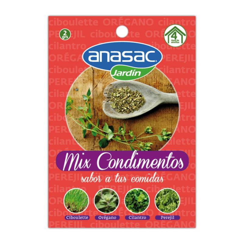 ANASAC - Mix Semillas Condimentos 2 gr sachet