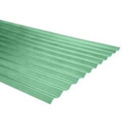 FEMOGLAS - Plancha fibra de vidrio ondulada verde 0.5mmx0.85mx2.50m