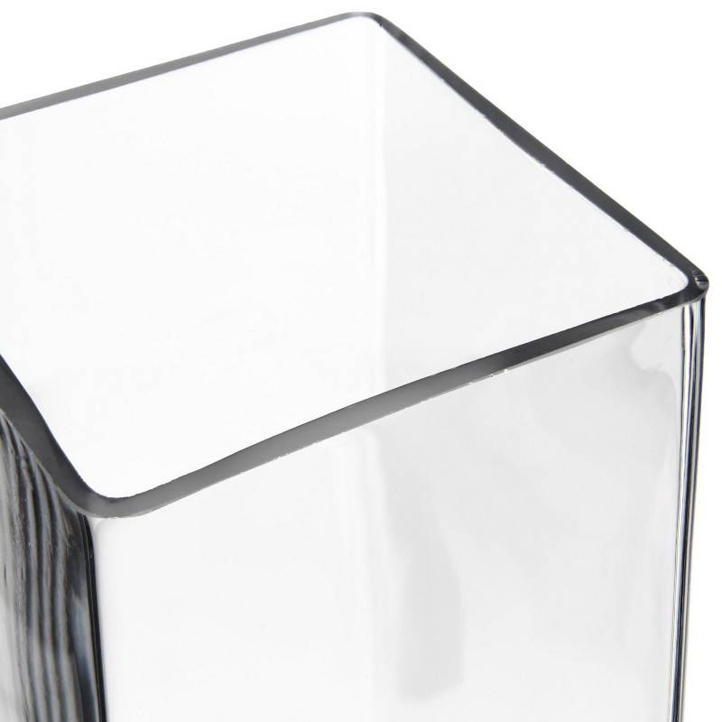 Caja en vidrio transparente - Dorado - HOME