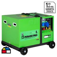 POWER PRO - Generador eléctrico a gas 5.500W partida eléctrica