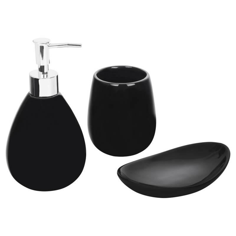 JUST HOME COLLECTION - Kit de accesorios para baño 3 piezas
