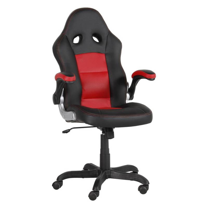 JUST HOME COLLECTION - Silla PC Gamer Sienna negro/rojo
