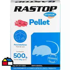 ANASAC - Raticida en Pellet  Rastop 500 gr