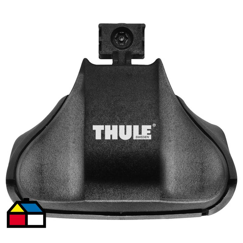 THULE - Kit de barras + bases de techo 11x120x10 cm acero negro