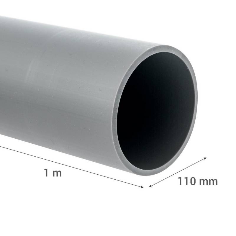 Tubo PVC sanitario para cementar 110 mm 6 m