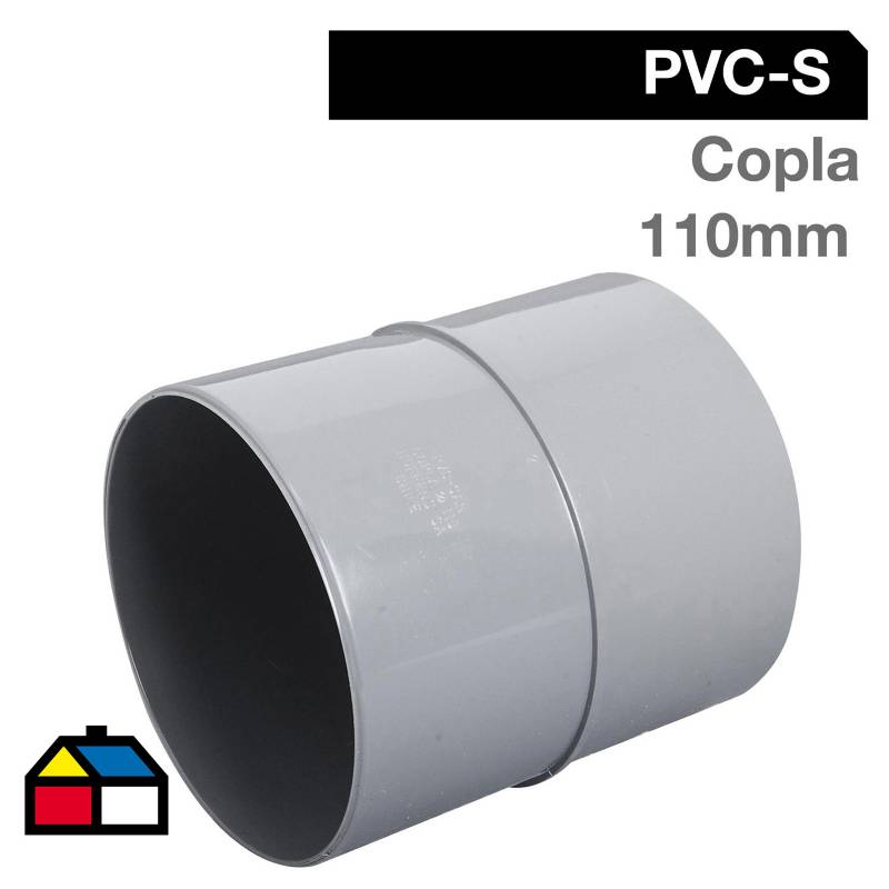 TIGRE - Copla PVC-S Cementar 110mm Gris 1u