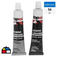 TOPEX - Adhesivo líquido para acero 56 gr