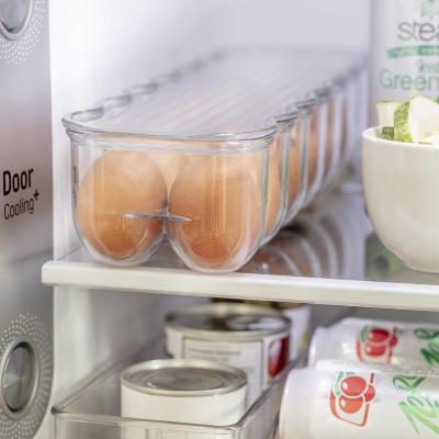 Organizador de huevos para refrigerador 7,6x10,8x36,8cm acrílico