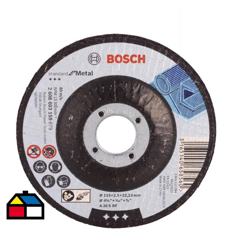 BOSCH - Disco de corte metal 4"