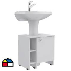 RTA DESIGN - Mueble bajo lavamanos 50,5x47x37,4 cm blanco