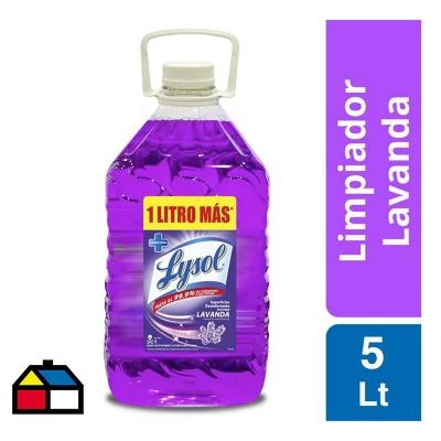 Limpiapisos Liquido Lavanda 5 Litros Bidon Lysol