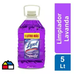 LYSOL - Limpiapisos líquido lavanda 5 litros bidón