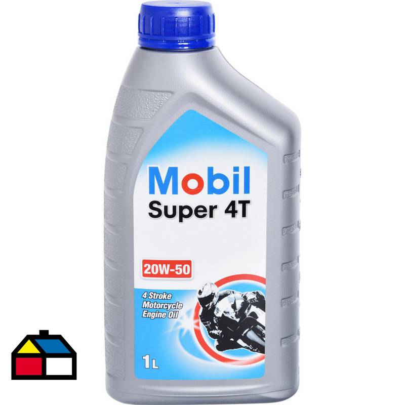 MOBIL - Aceite para motocicleta 1 litro.