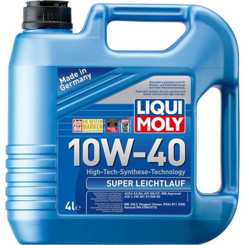 LIQUI MOLY - Aceite sintético para motor 4 litros bidón