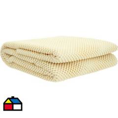 JUST HOME COLLECTION - Antideslizante para alfombra 100x150 cm blanco
