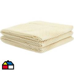 JUST HOME COLLECTION - Antideslizante para alfombra 70x250 cm blanco