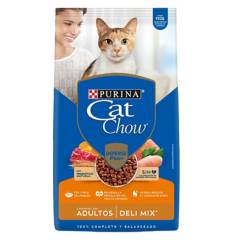 CAT CHOW - Alimento seco para gato adulto 3 kg carne, pollo y pescado