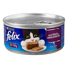 FELIX - Alimento húmedo para gato adulto 156 g pavo